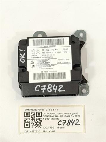 CENTRALINA AIRBAG CITROEN C3 AirCross 9825277080 YH01 (17)