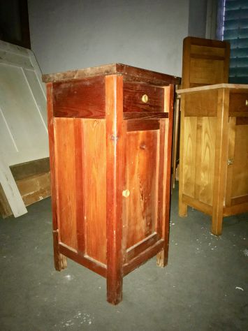 Comodino primi 900 in legno massiccio di ciliegio - Foto 2