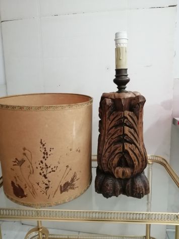 lampada in legno - Foto 7