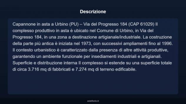 Immobile in asta di 3716 m² in vendita a Urbino - Foto 7