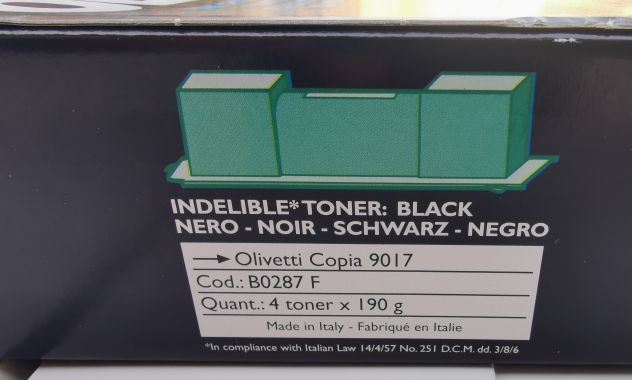 5 toner olicart 917 originali nuovi sigillati - Foto 3