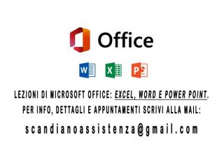 Insegno utilizzo di Word, Excel e PowerPoint