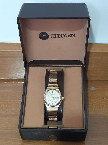 OROLOGIO VINTAGE CITIZEN ANNI '80 DORATO (REF. 31-7284) - FUNZIONANTE