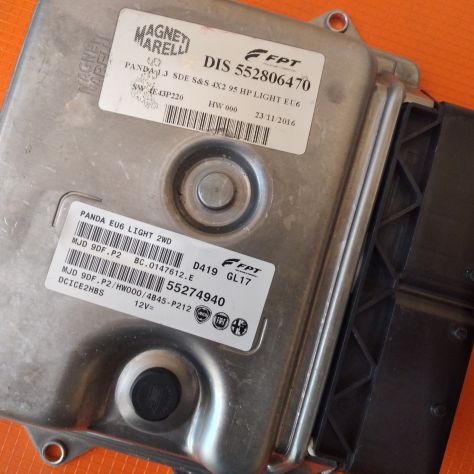 CENTRALINA MOTORE FIAT PANDA 1300 MTJET EU MJD 9DF P2 55274940 - Foto 3