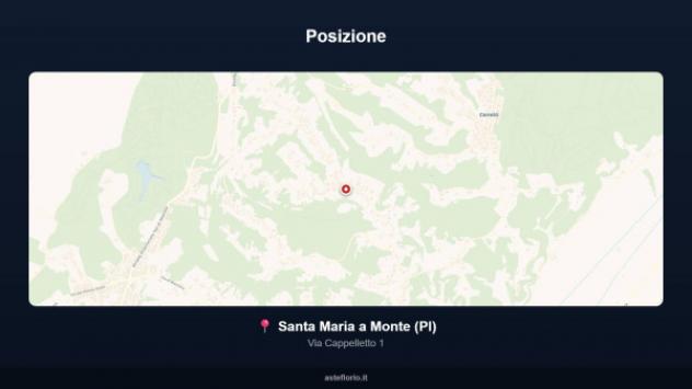 Immobile in asta di 113 m² in vendita a Santa Maria a Monte - Foto 8