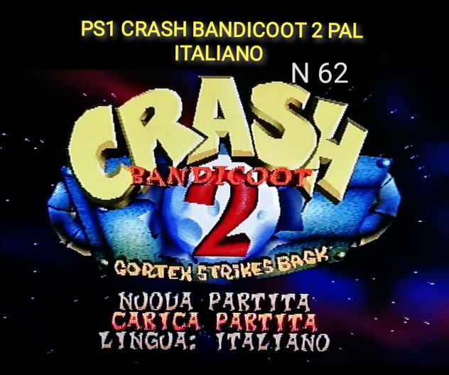 PS1 CRASH BANDICOOT 2 CORTEX STRIKES BACK PAL ITA - Foto 2