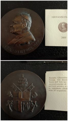 Medaglia commemorativa Papa Giovanni Paolo II.