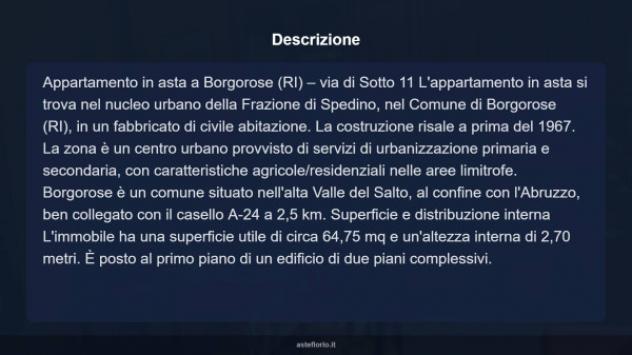 Immobile in asta di 64 m² in vendita a Borgorose - Foto 12