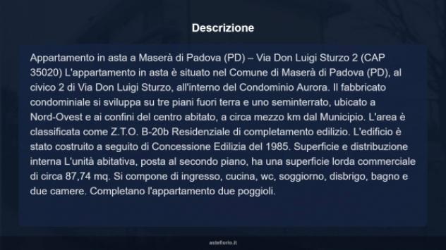 Immobile in asta di 83 m², box auto in vendita a Maserà di Padova - Foto 18