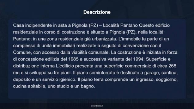 Immobile in asta di 268 m², box auto in vendita a Pignola - Foto 11
