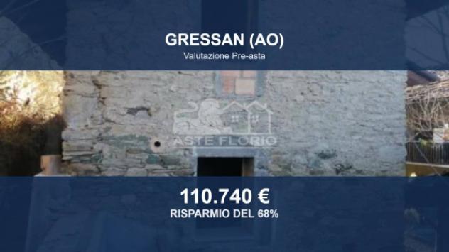 Immobile in asta di 426 m² in vendita a Gressan