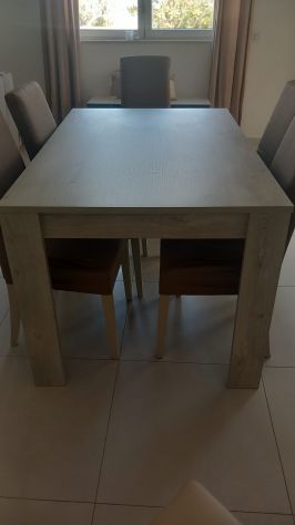 Tavolo allungabile+ 6 Sedie Imbottite - Foto 2