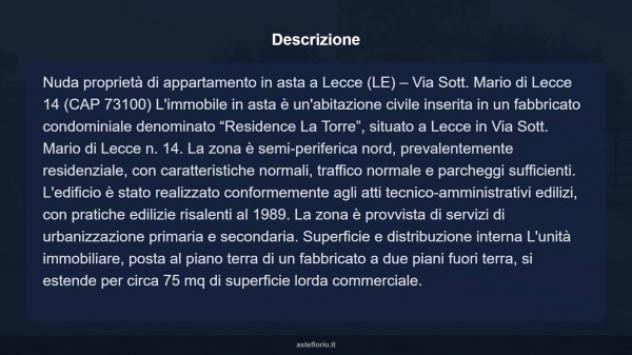 Immobile in asta di 75 m² in vendita a Lecce - Foto 13
