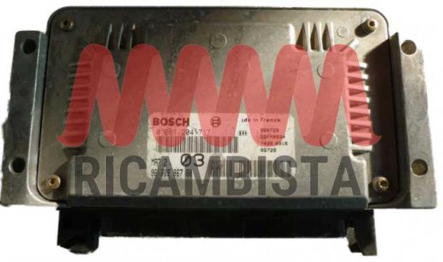 9630986780 0261204717 Peugeot 306 1.6i centralina motore Bosch