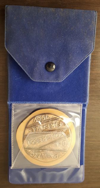 Medaglia bronzo "Palazzo dei Congressi - Firenze 1969" - Bino Bini. - Foto 2