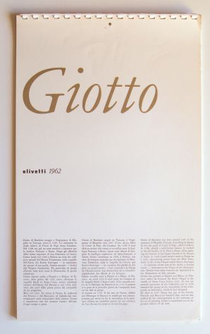 Olivetti calendario del 1962