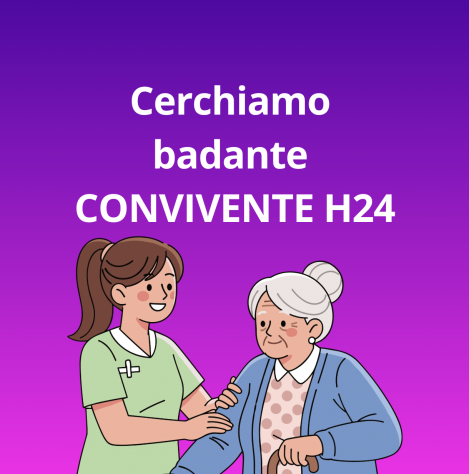 Badante convivente 24H – Buscate (MI)