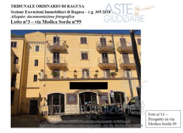 IMMOBILI-IMMOBILE COMMERCIALE-via Modica Sorda n. 99