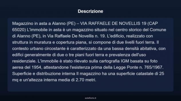 Immobile in asta di 25 m² in vendita a Alanno - Foto 6