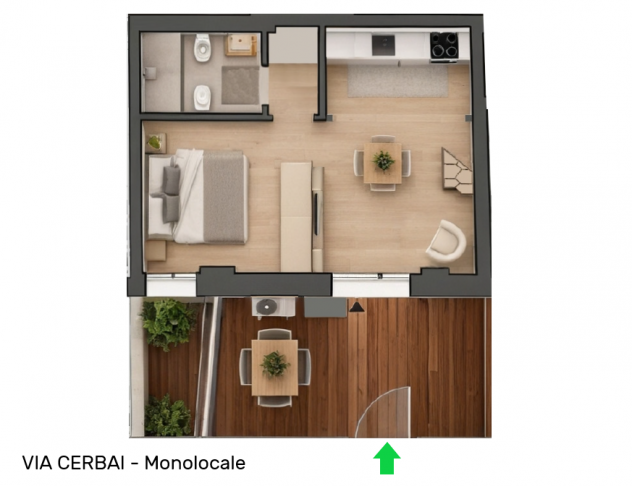 Monolocale in vendita a Bologna, Saragozza - Foto 13