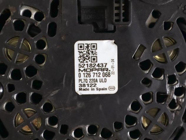 52182437 ALTERNATORE FIAT DUCATO (250_) 120 MULTIJET 2.2 D 88KW (2021) RICAMBIO USATO DANNEGGIATO 0126712068 - Foto 6