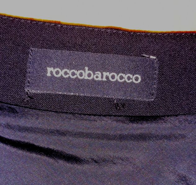 Gonna a campana pieghettata black/nera Rocco Barocco tg 44 - Foto 4