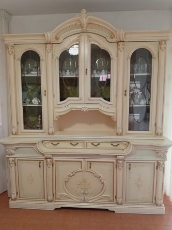 Vendo mobili sala stile veneziano bianco anticato. - Foto 5