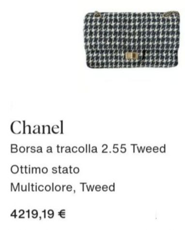 Pochette pied poule bianco e nero a 499 euro - Foto 2