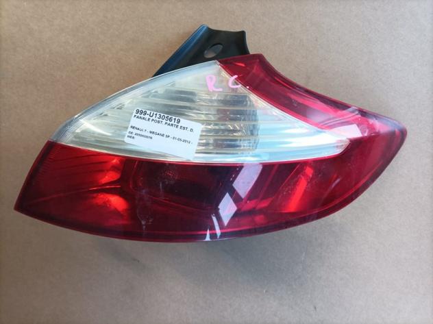 FANALE POST. PARTE EST. D. 999-U1305619 Parti elettriche  Fanaleria  Fanali  Fanale post. dx. RENAULT - MEGANE 5p - 01-02-2014 - 01-12-2015, RENAULT -