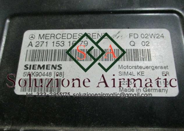 Mercedes Classe C W203 centralina motore A2711531679 - Foto 3