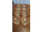 Servizio di 8 bicchieri in cristallo coppe da Champagne Vintage
