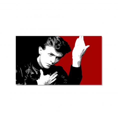 Quadro David Bowie dipinto a mano pop art - Foto 2