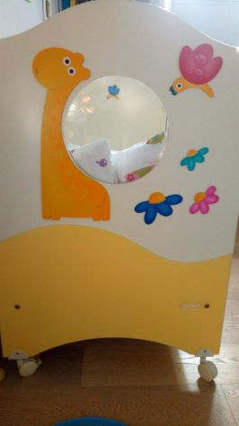 Lettino neonato/bambino in legno massello, marca Loppiano - Foto 2