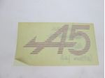 ADESIVO MODANATURA "A5" COFANO ANTERIORE ROSSO RENAULT R5 ALPINE 1.4 B 3P ( &hellip;