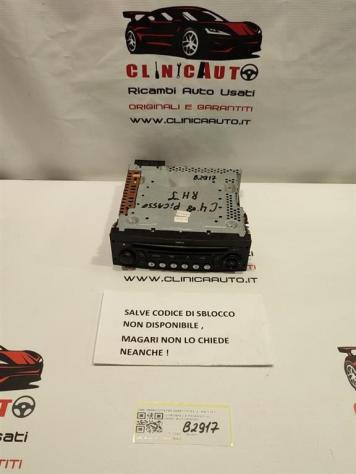 AUTORADIO CITROEN C4 Picasso Mk1 96591777XT00 96591777XT RHJ (0613)