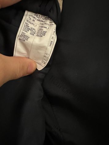 Giacca Uomo Carlo Pignatelli Made in Italy - 50% Lana Vergine - Tg 48 - Blu - Foto 4
