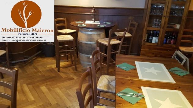 Sgabelli Pisa In Legno Arredamento Bar Ristorante Pizzeria Pub 4030 - Foto 4