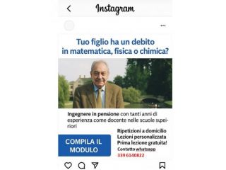 Ripetizioni di MATEMATICA-CHIMICA-FISICA al Vs domicilio