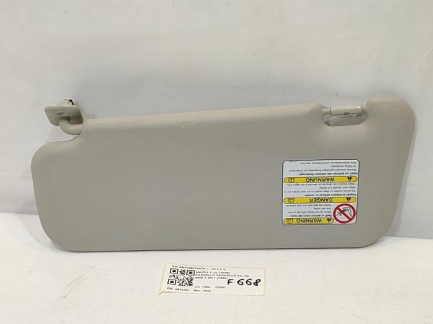 PARASOLE ALETTA LATO PASSEGGERO MAZDA 3 Berlina Serie BBP369270A75 Y642 (0913)