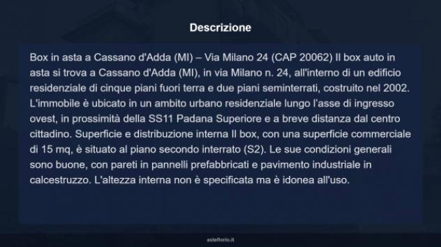 Immobile in asta di 15 m² in vendita a Cassano d'Adda - Foto 5