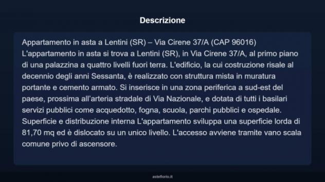 Immobile in asta di 81 m² in vendita a Lentini - Foto 5