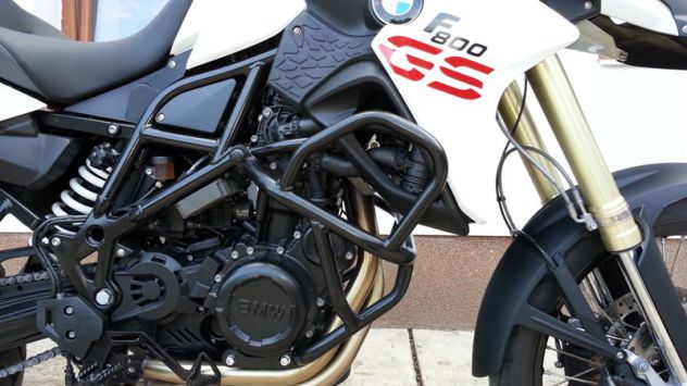 Barre protezione telaio Bmw F 800 Gs protezione motore leve Power bronze