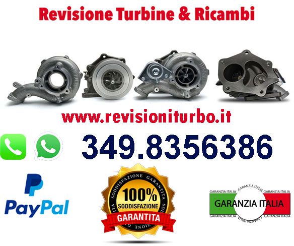 Turbina turbo per croma astra zafira 1.9 jtd cdti