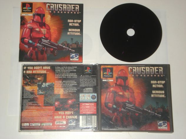 crusader no remorse video gioco azione playstation ps 1 ps1 ottimo stato pal psx - Foto 2