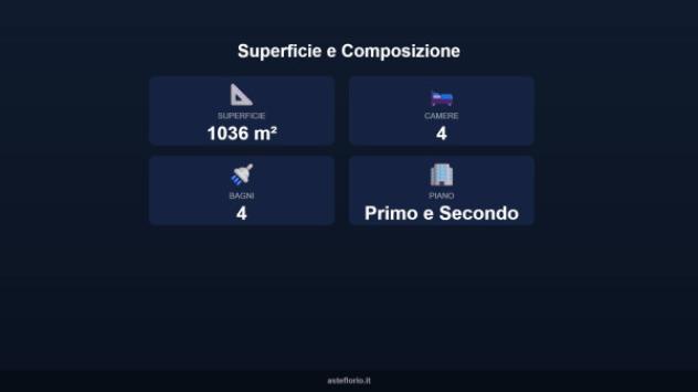 Immobile in asta di 1036 m² con più di 5 locali in vendita a Massa Martana - Foto 11