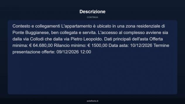 Immobile in asta di 73 m² in vendita a Ponte Buggianese - Foto 11