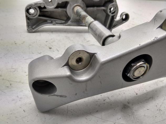 HONDA CB 500 COPPIA STAFFE SUPPORTO PEDANE E PERNO 2004 2005 PC39C04F - Foto 5