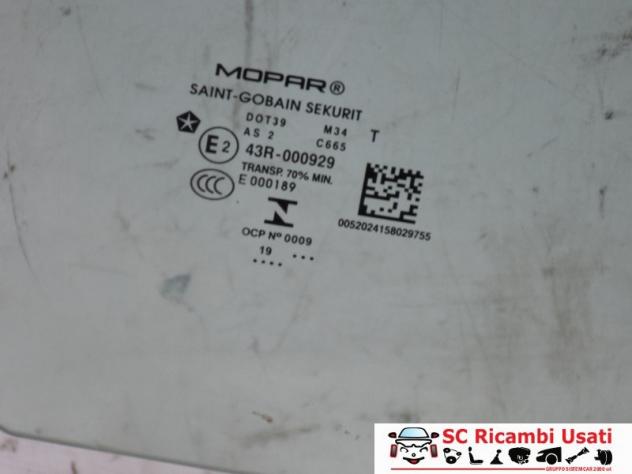 Vetro Scendente Anteriore Destro Jeep Renegade - Foto 2