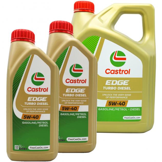 Kit Olio Motore Castrol Edge Td Fst 5W40-6
