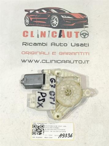 MOTORINO ALZAVETRO POSTERIORE SINISTRO VOLKSWAGEN Golf 6 Plus 5Q4959811A CHH (0812)